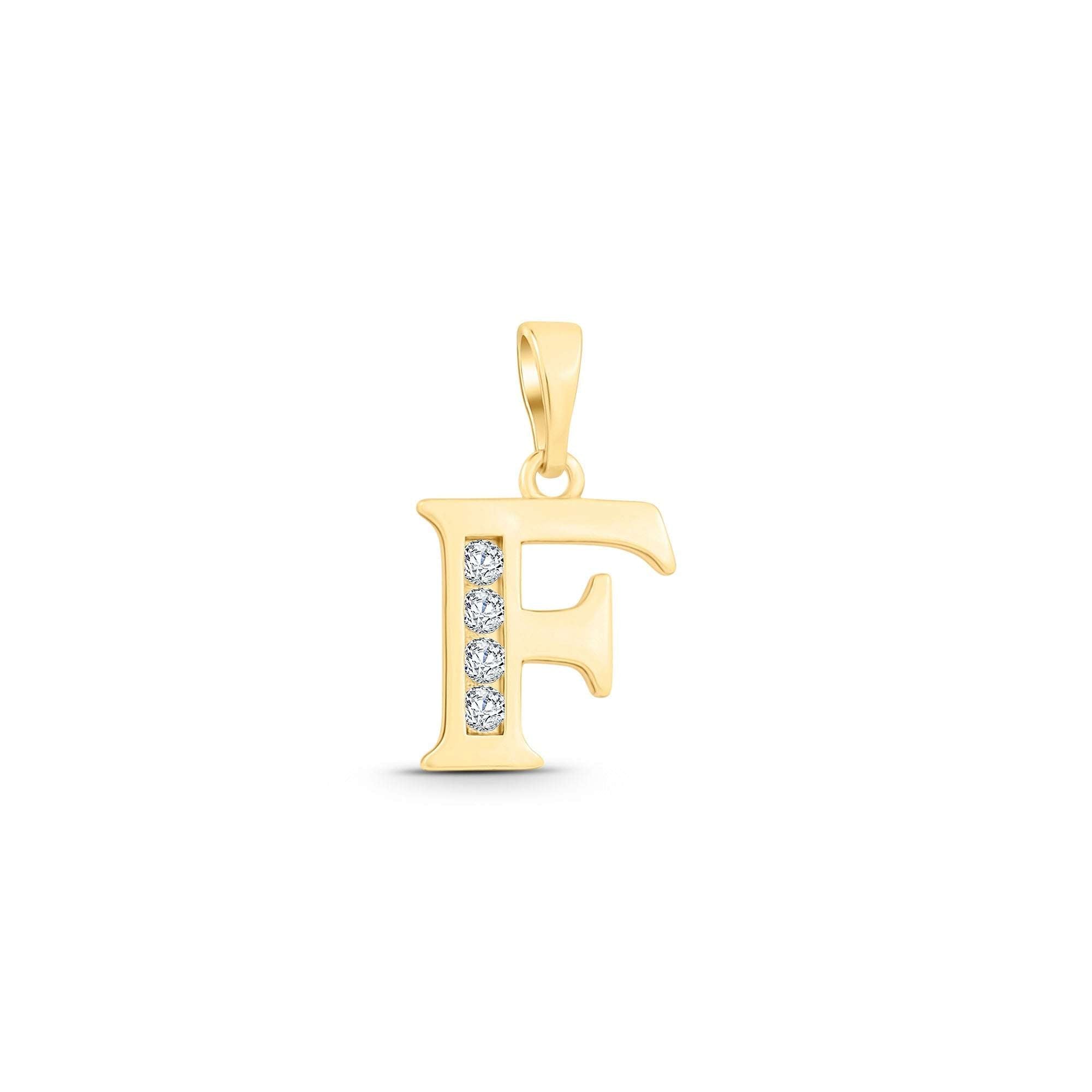 Kulons ar burtu F – smalka dāvana vārda dienā Felicitai vai Fricim