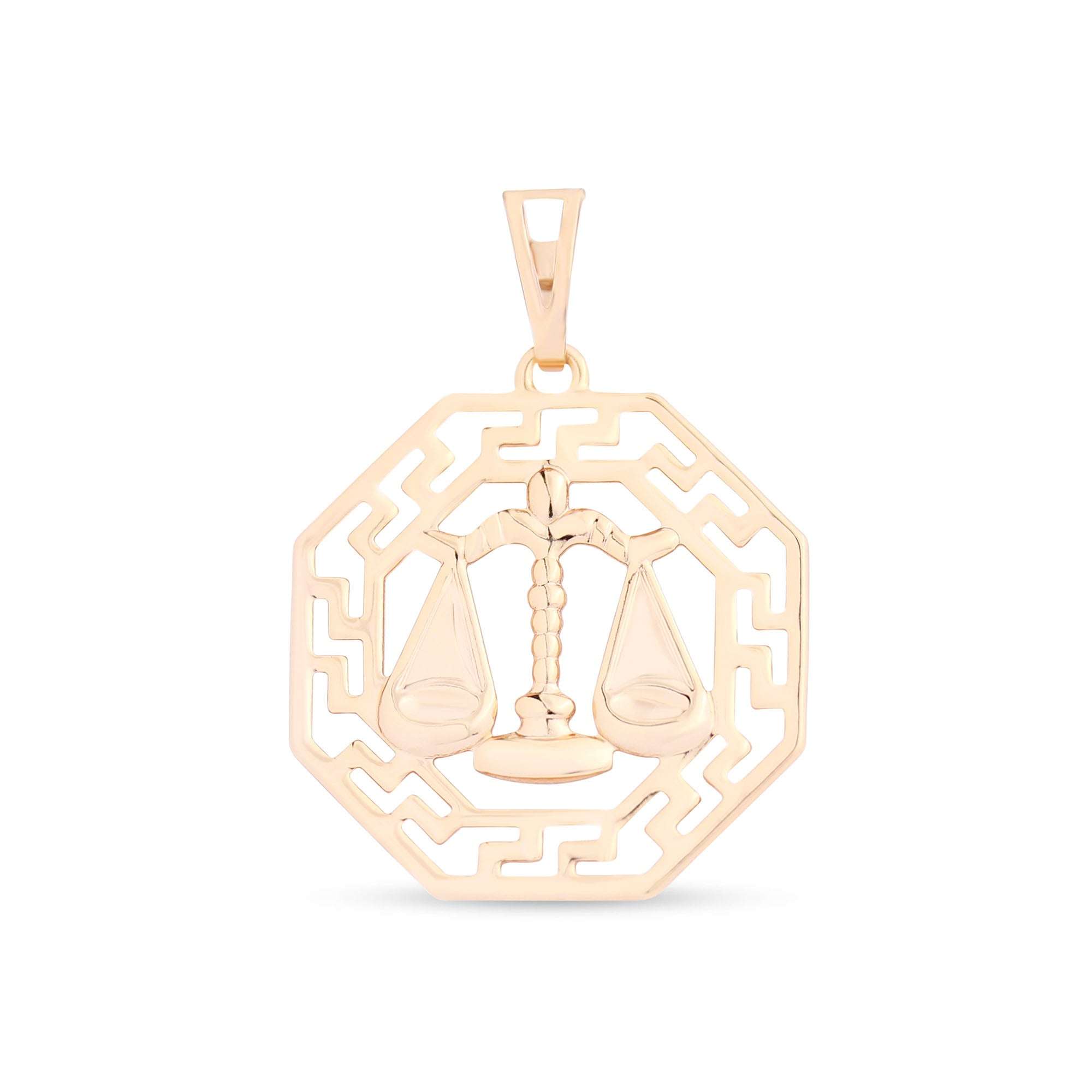 Kulons ar Svaru zodiaka zīmi – harmonisks zelta aksesuārs