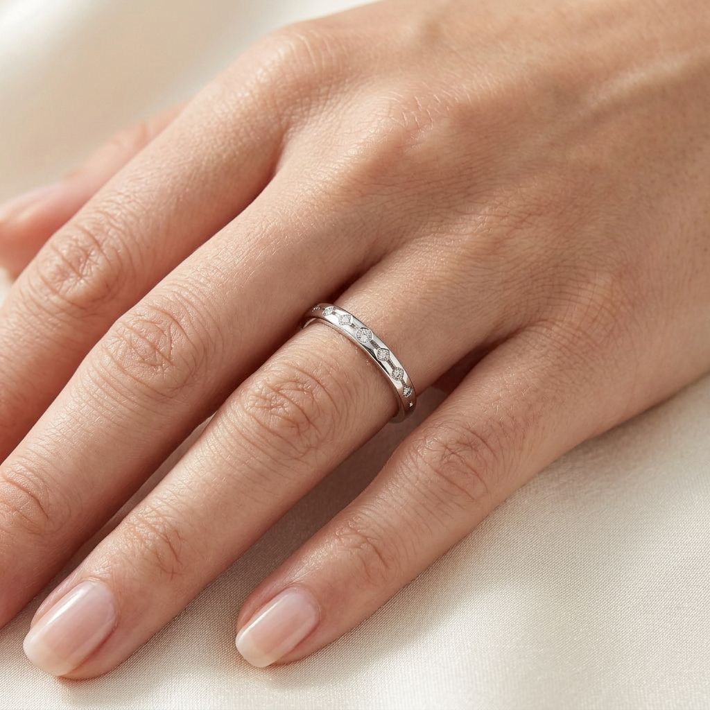 Subtilus 3 mm moteriškas žiedas