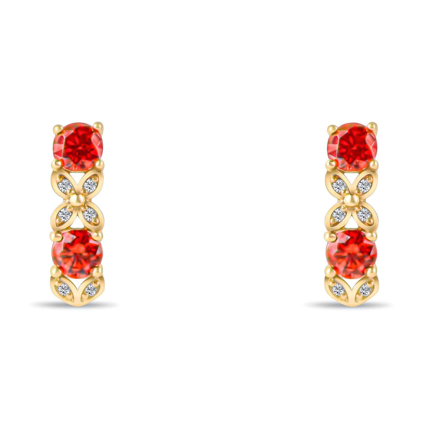 Prabangūs 18K auskarai