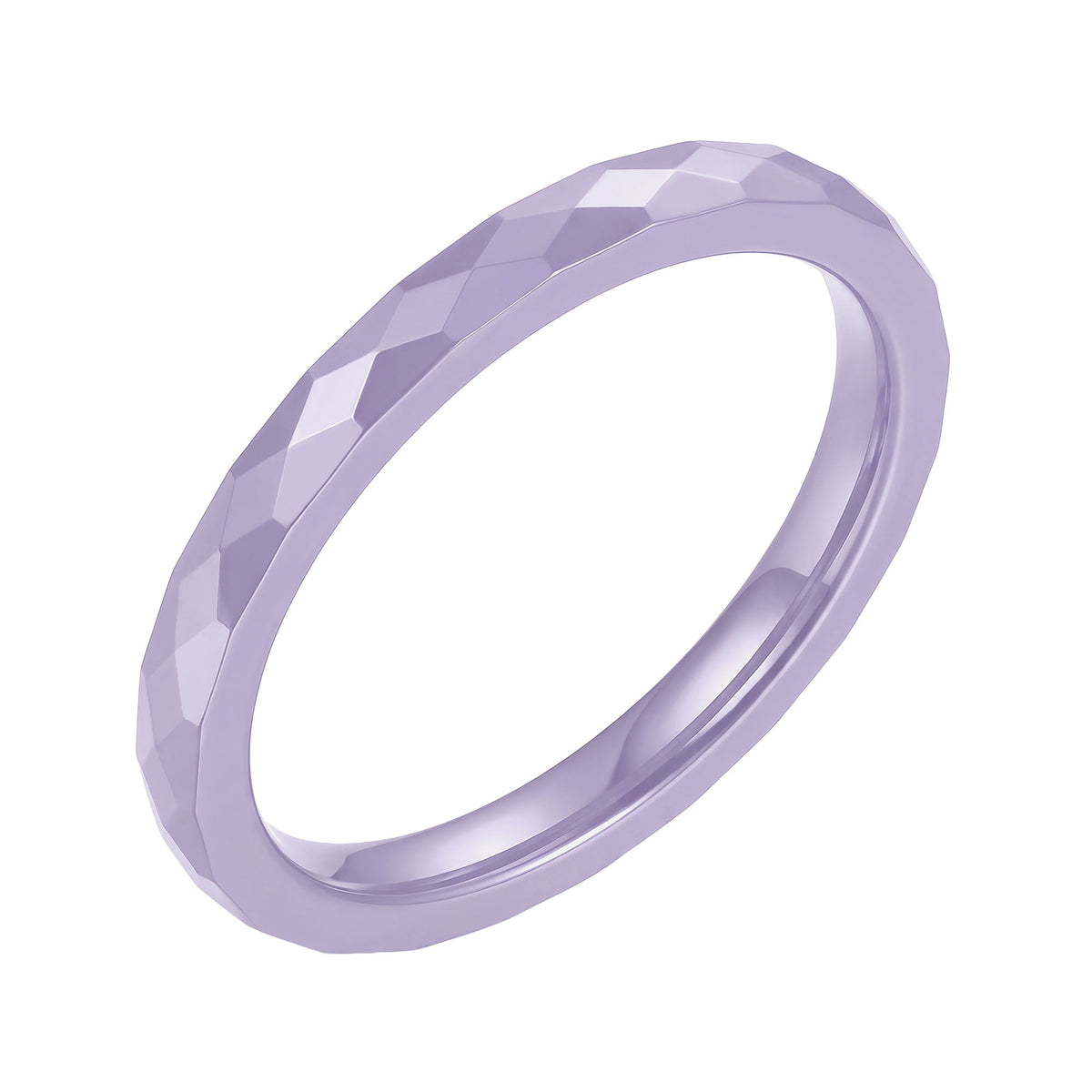Violetinis | Violetinis briaunotas keraminis žiedas