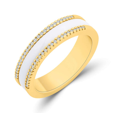 Керамическое кольцо 14k