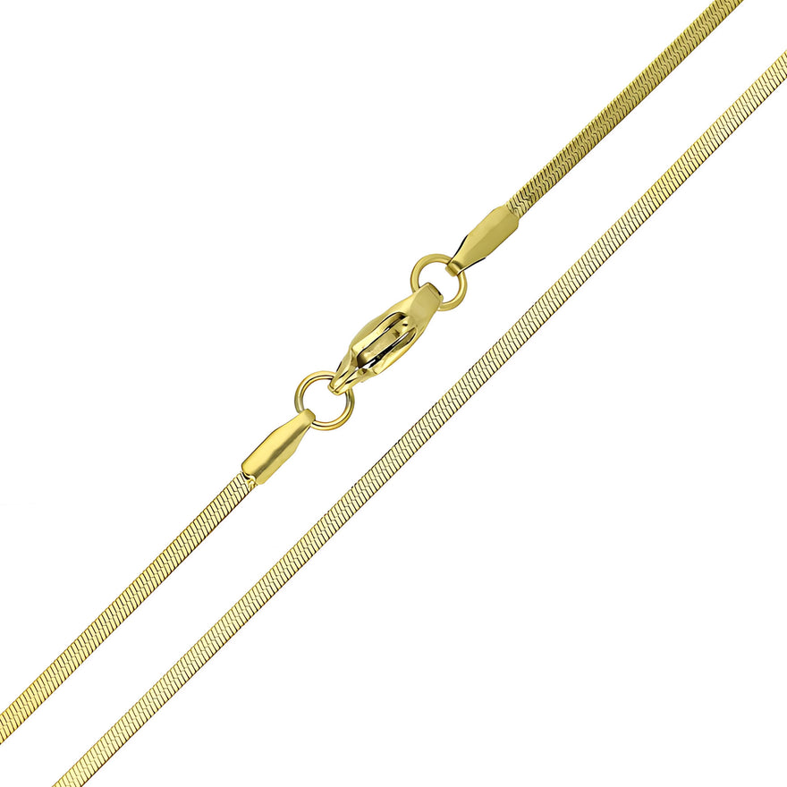 Gyvatės rašto grandinėlė 45 cm, 2 mm