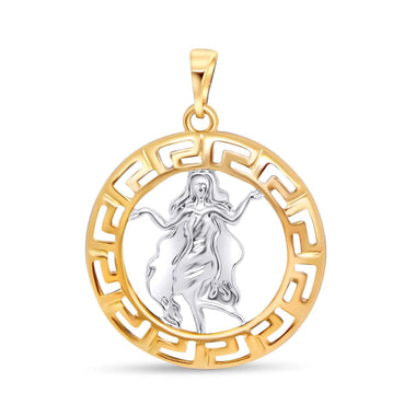 Mergelės zodiako pakabukas