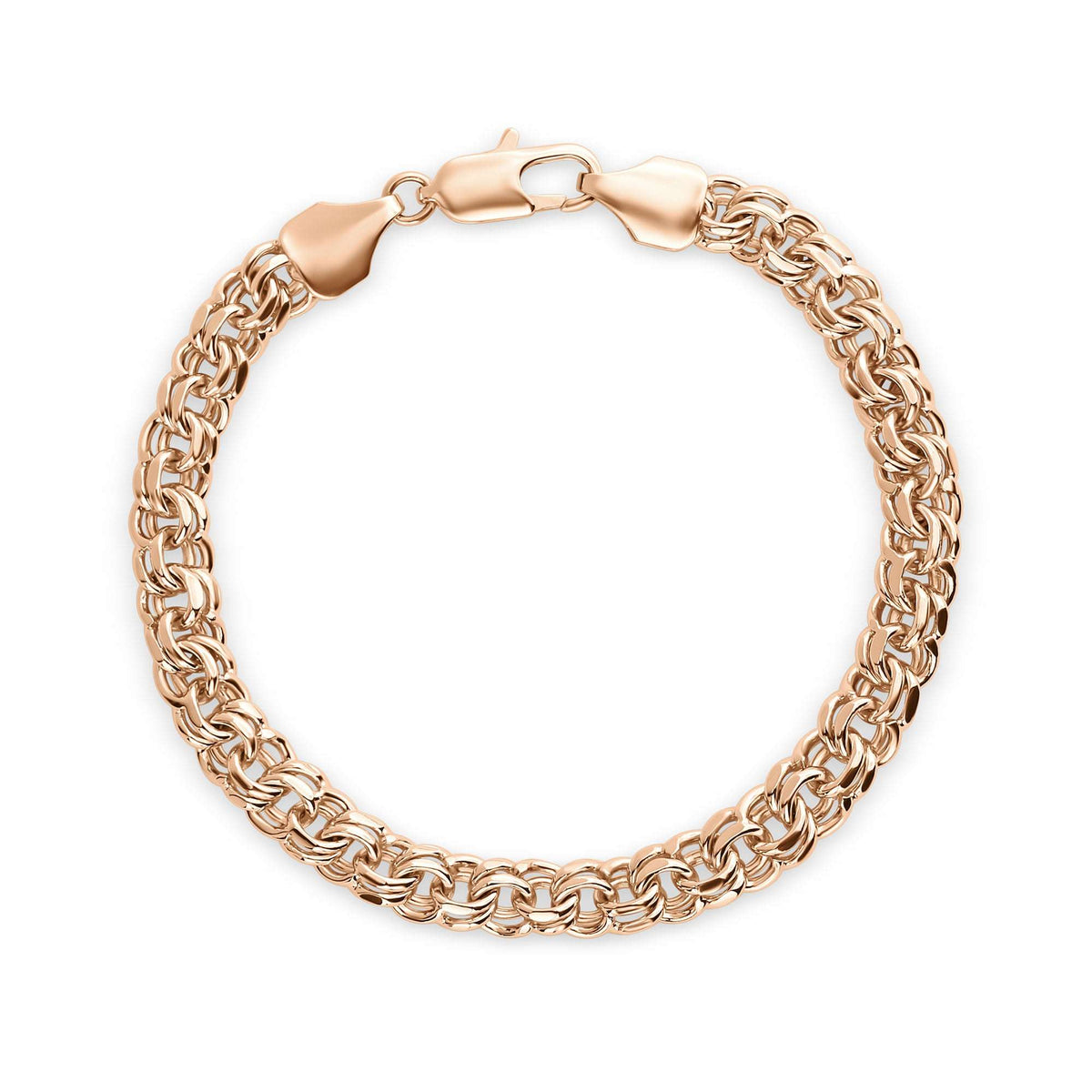 Masīva vīriešu rokassprādze ar pinumu