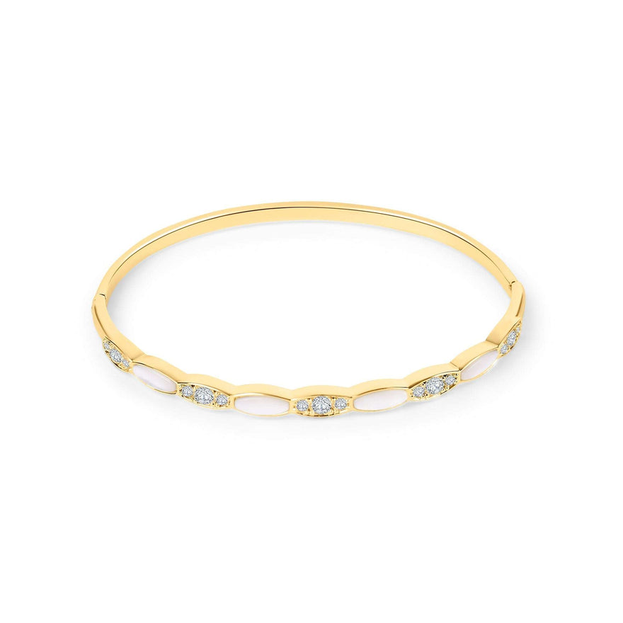 Жёсткий браслет 14k